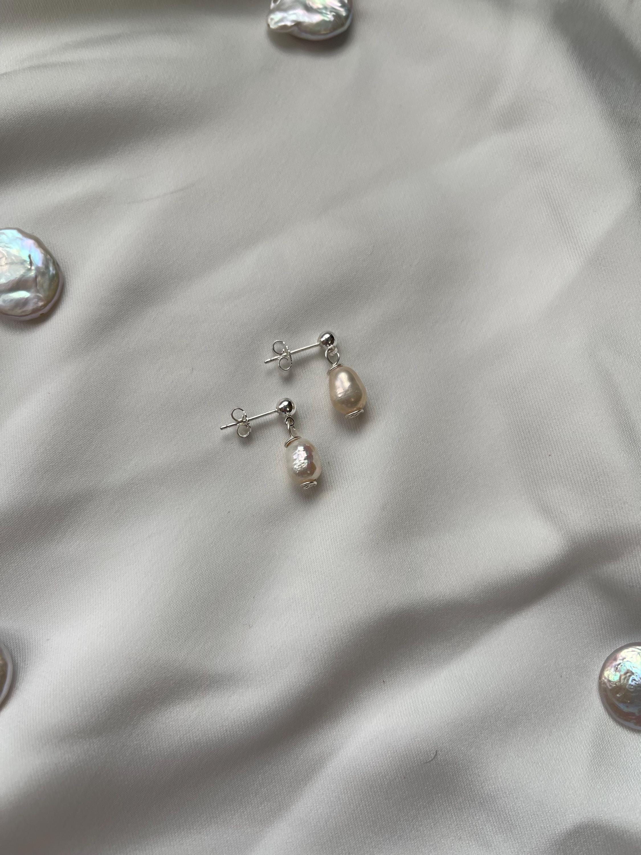 Pearl Drop Studs