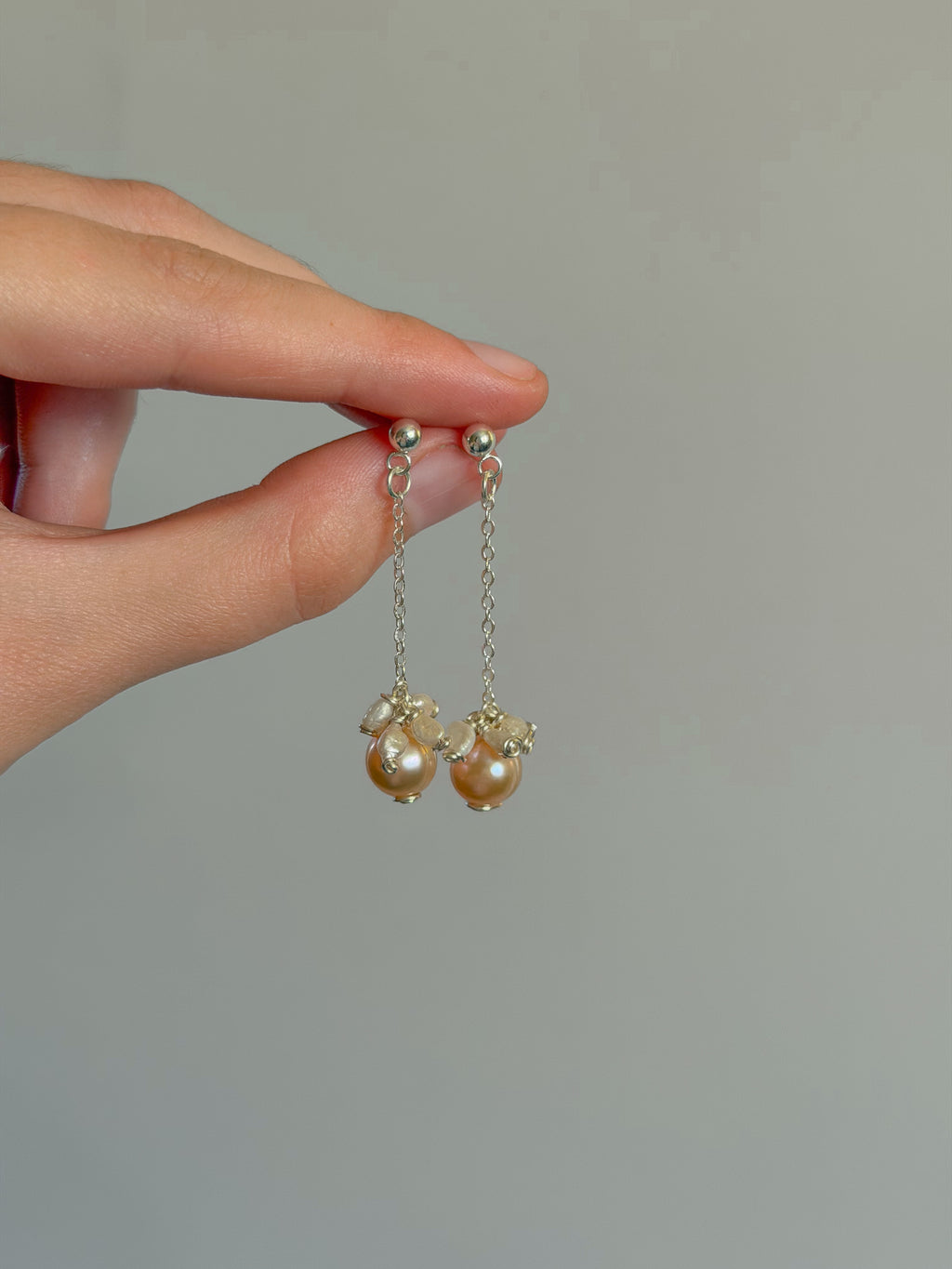 Pink Blush Studs