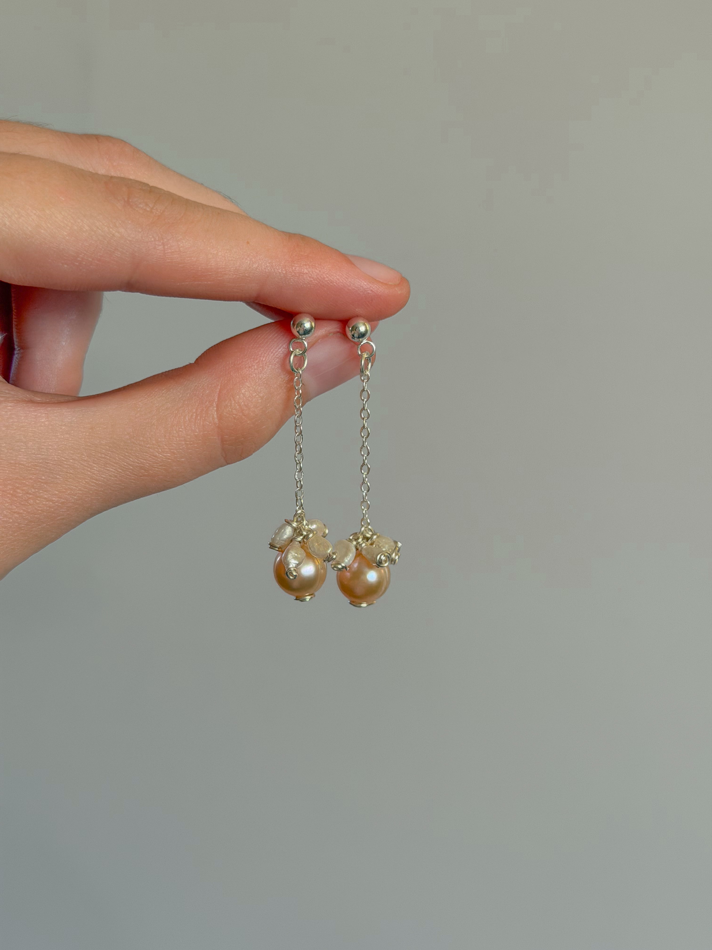 Pink Blush Studs