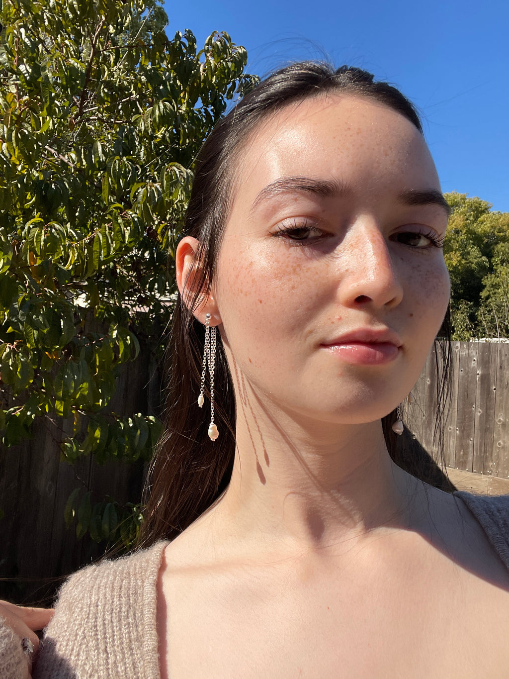 Pearl Drape Earrings