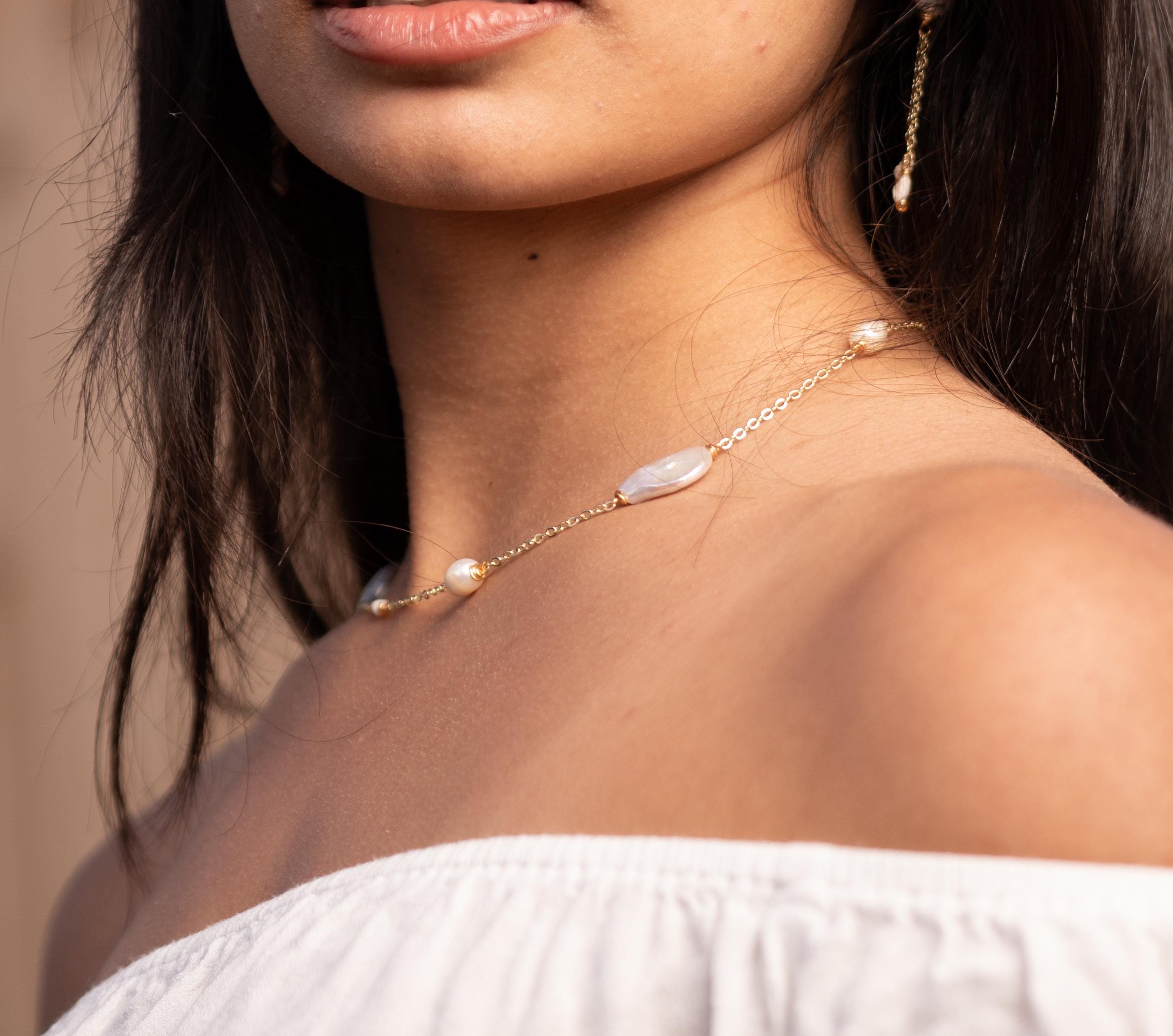 Celestial Pearl Necklace