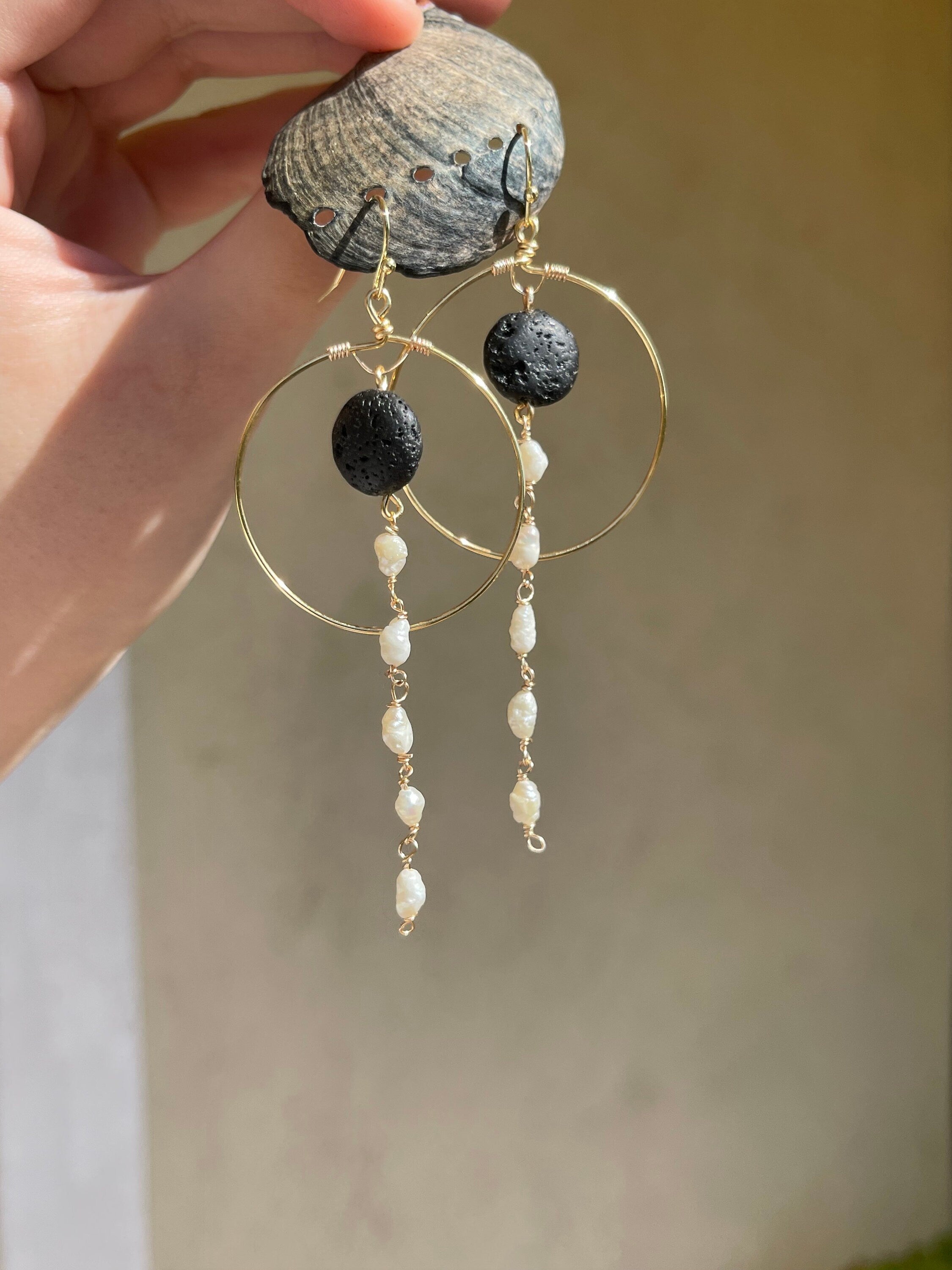 Tidal Ember Earrings