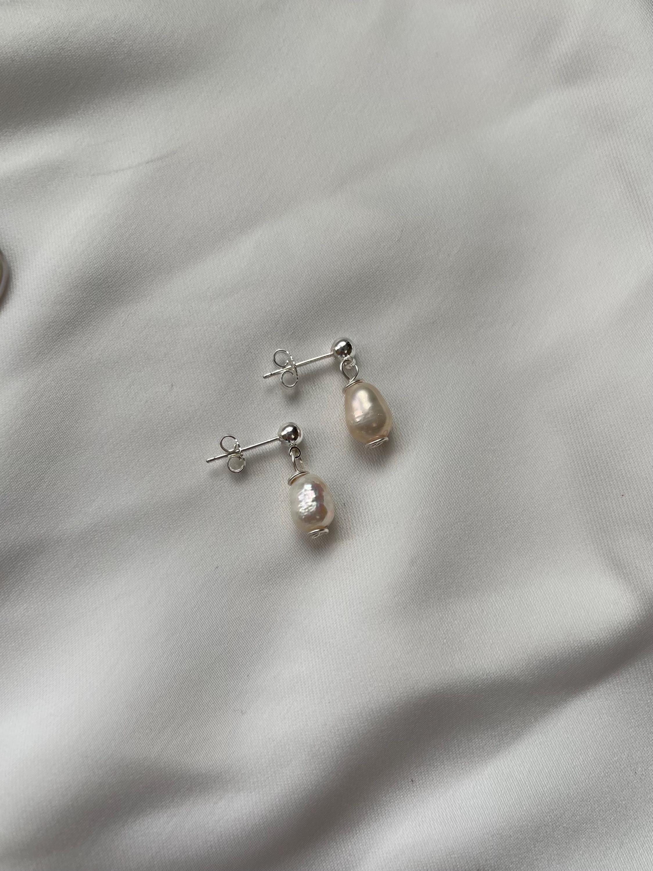 Pearl Drop Studs