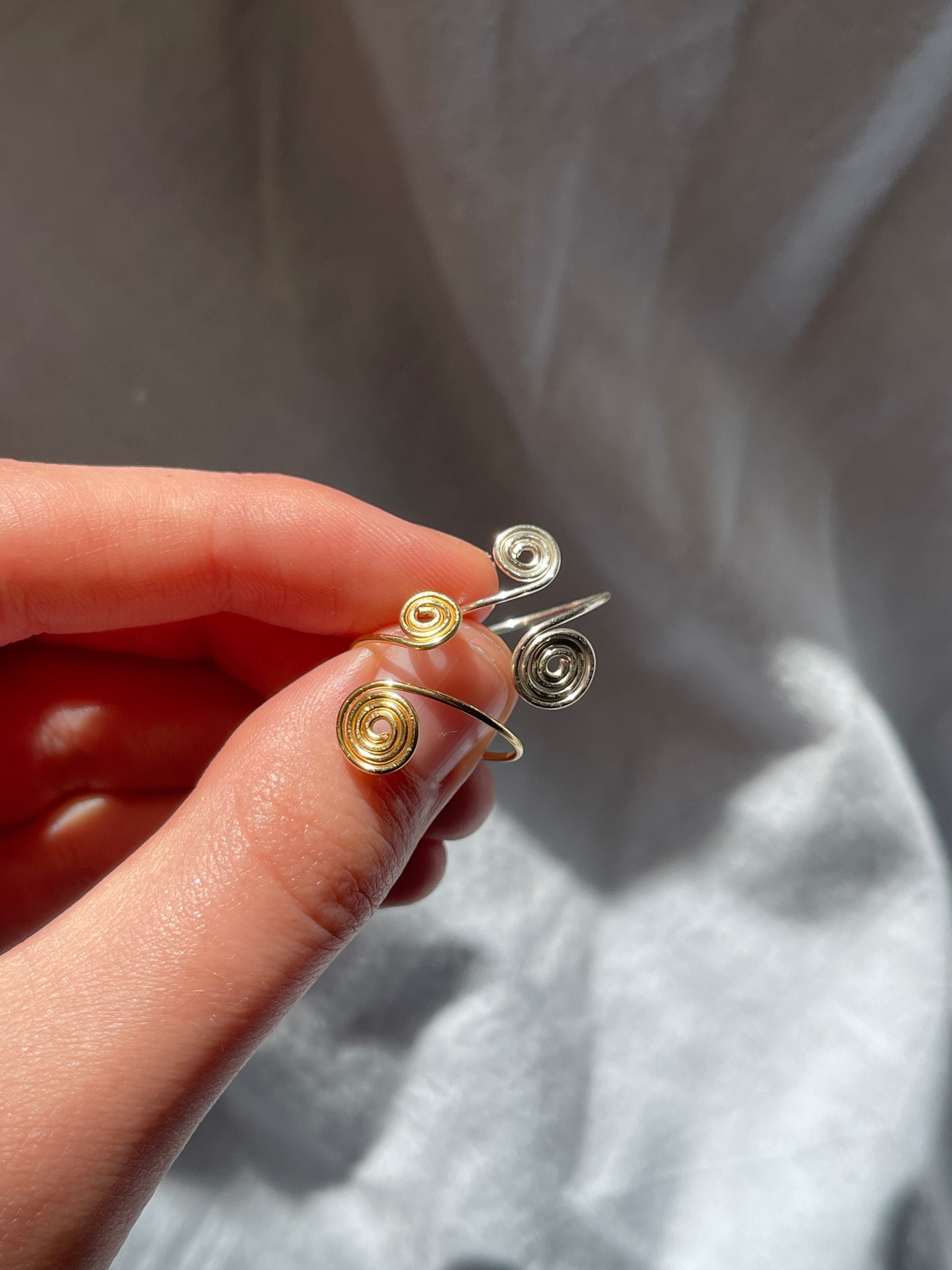 Tide’s Spiral Ring