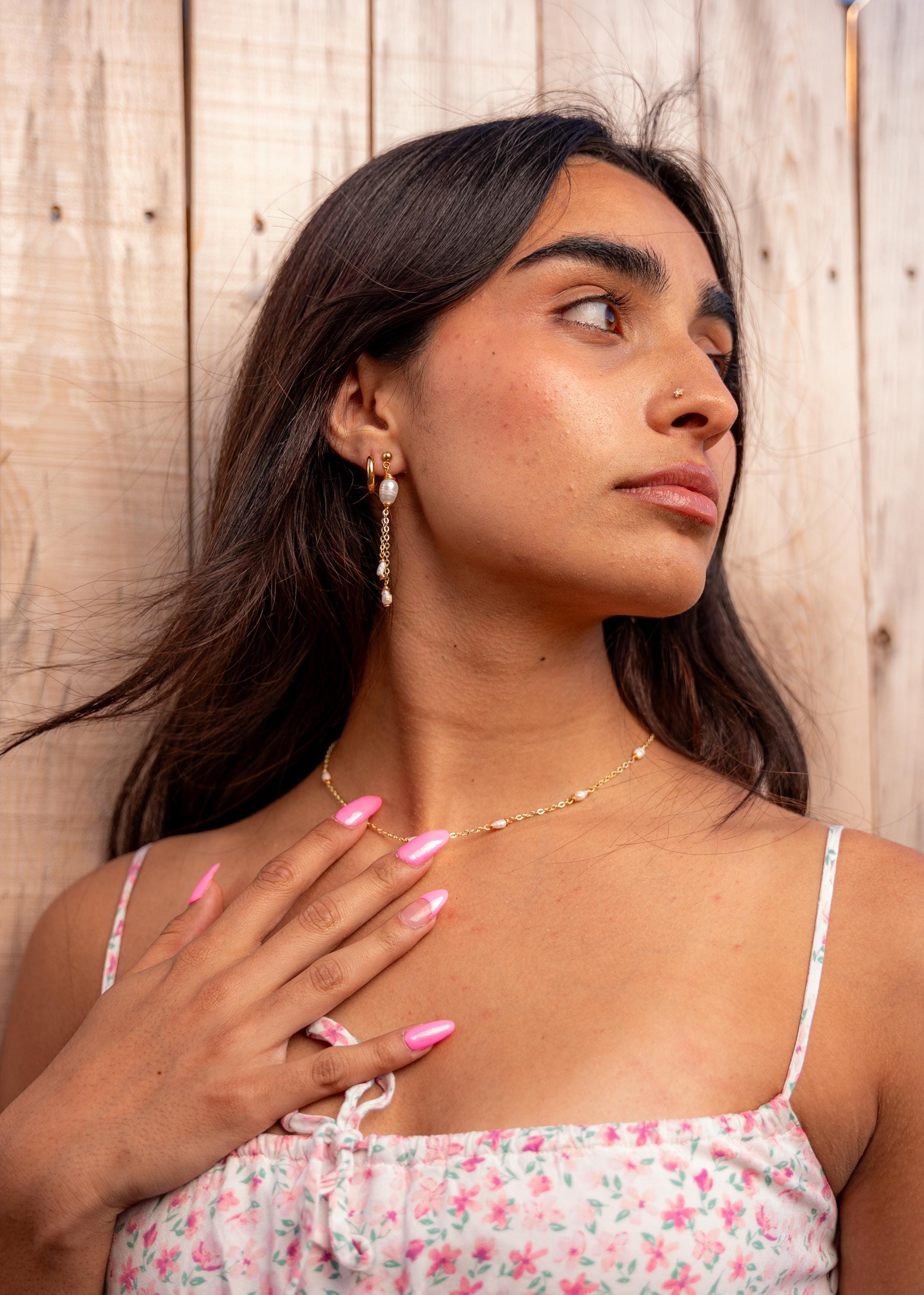 Pearl Cascade Earrings