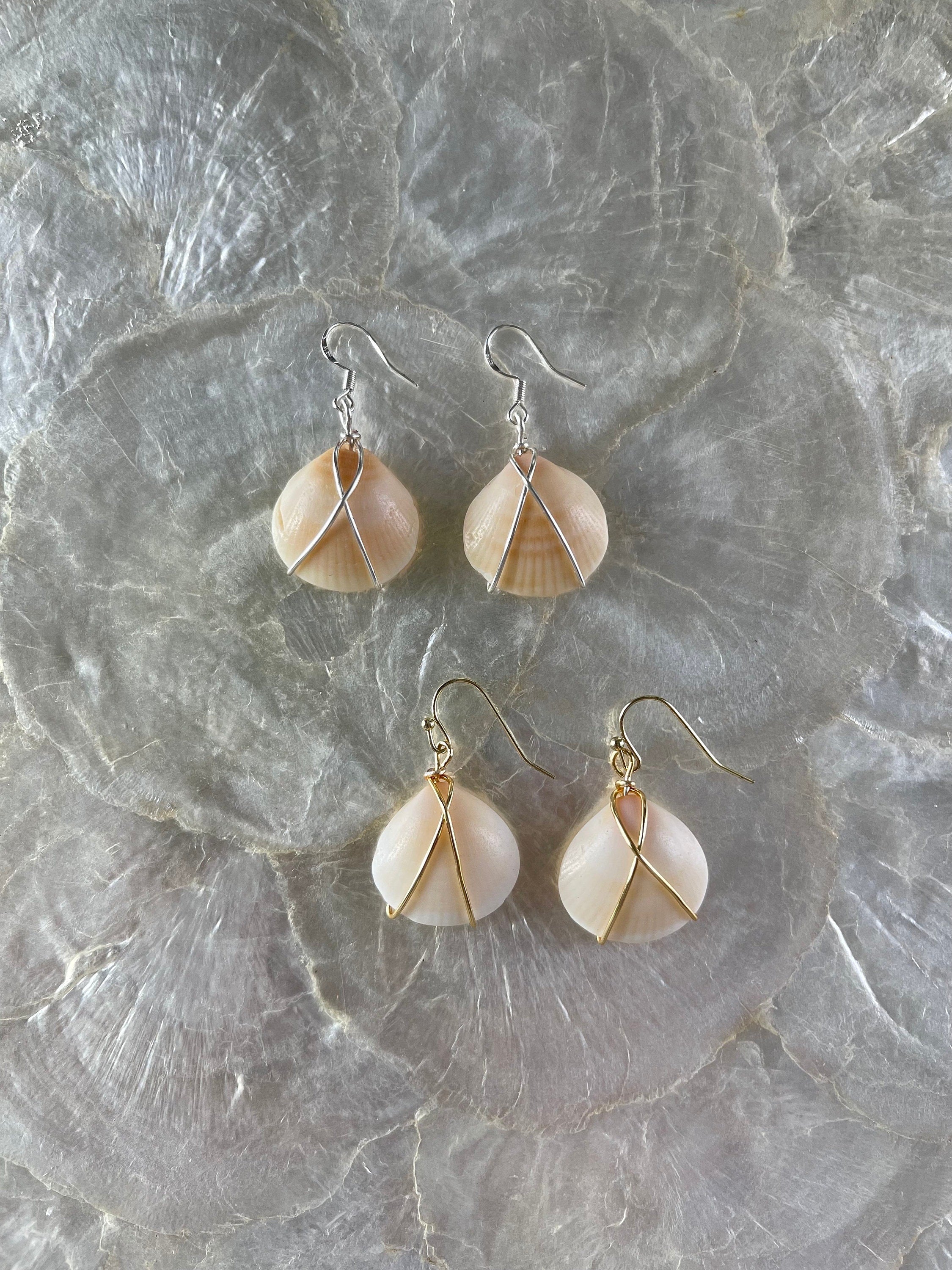 Seashell Wrap Earrings