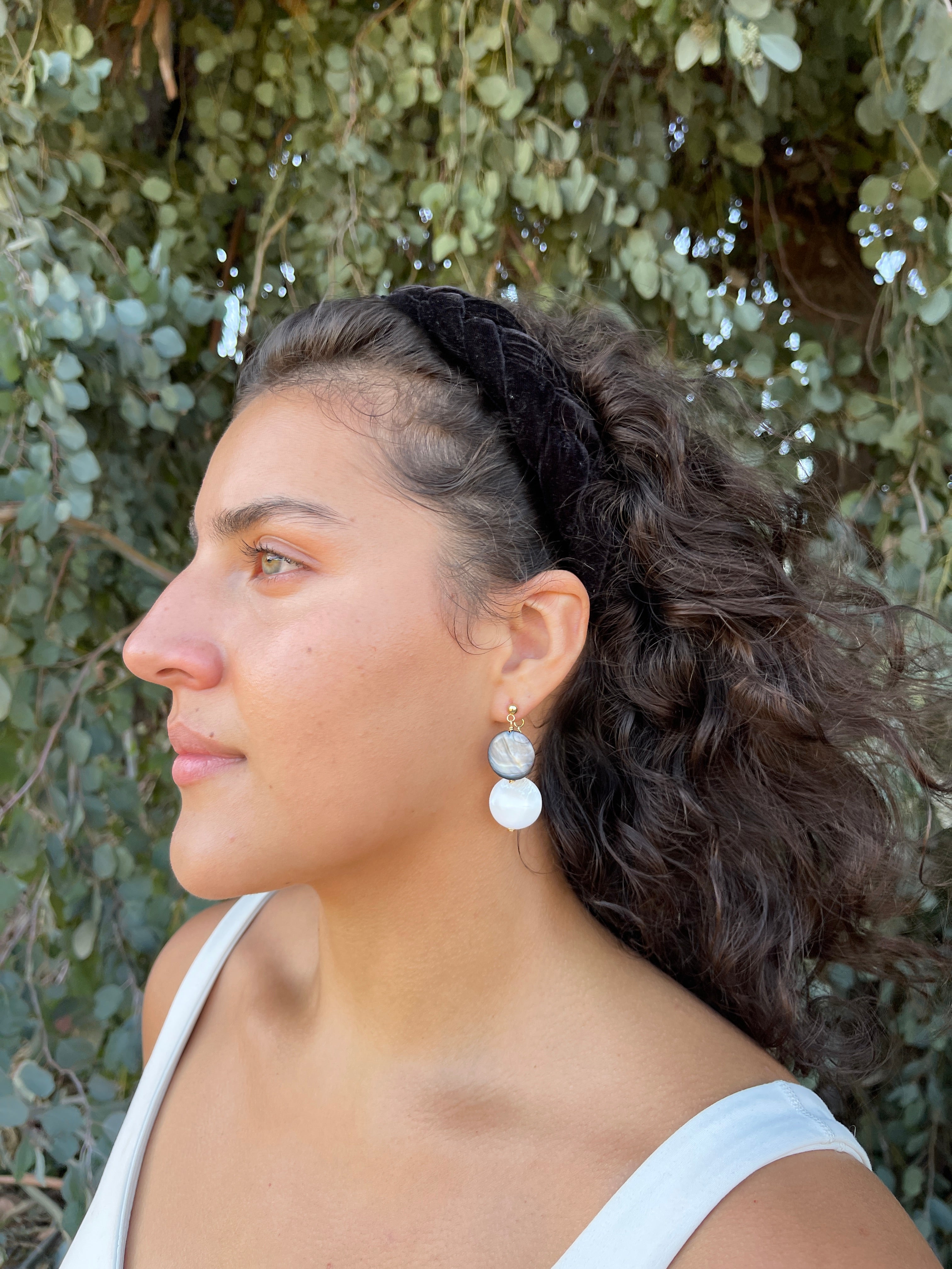 Double Sided Abalone Studs