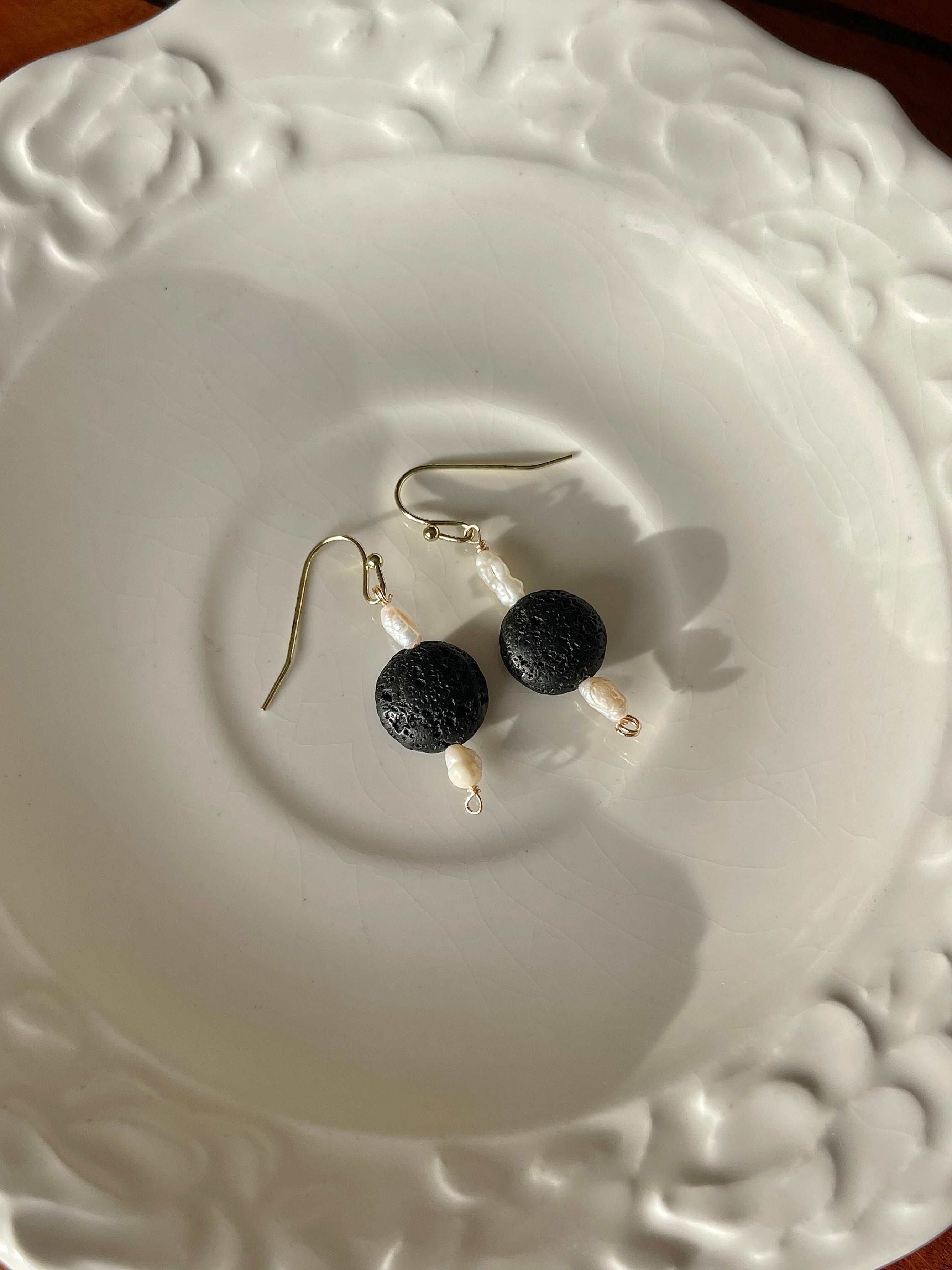 Molten Pearl Earrings