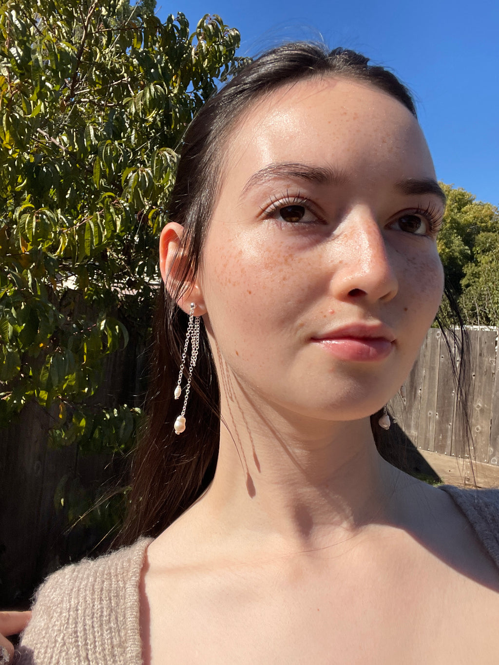 Pearl Drape Earrings