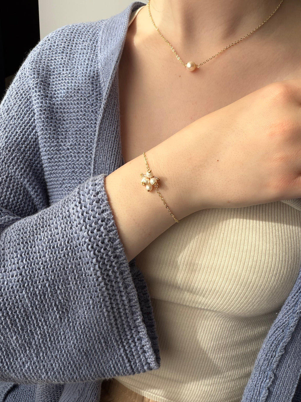 Pearl Bouquet Bracelet