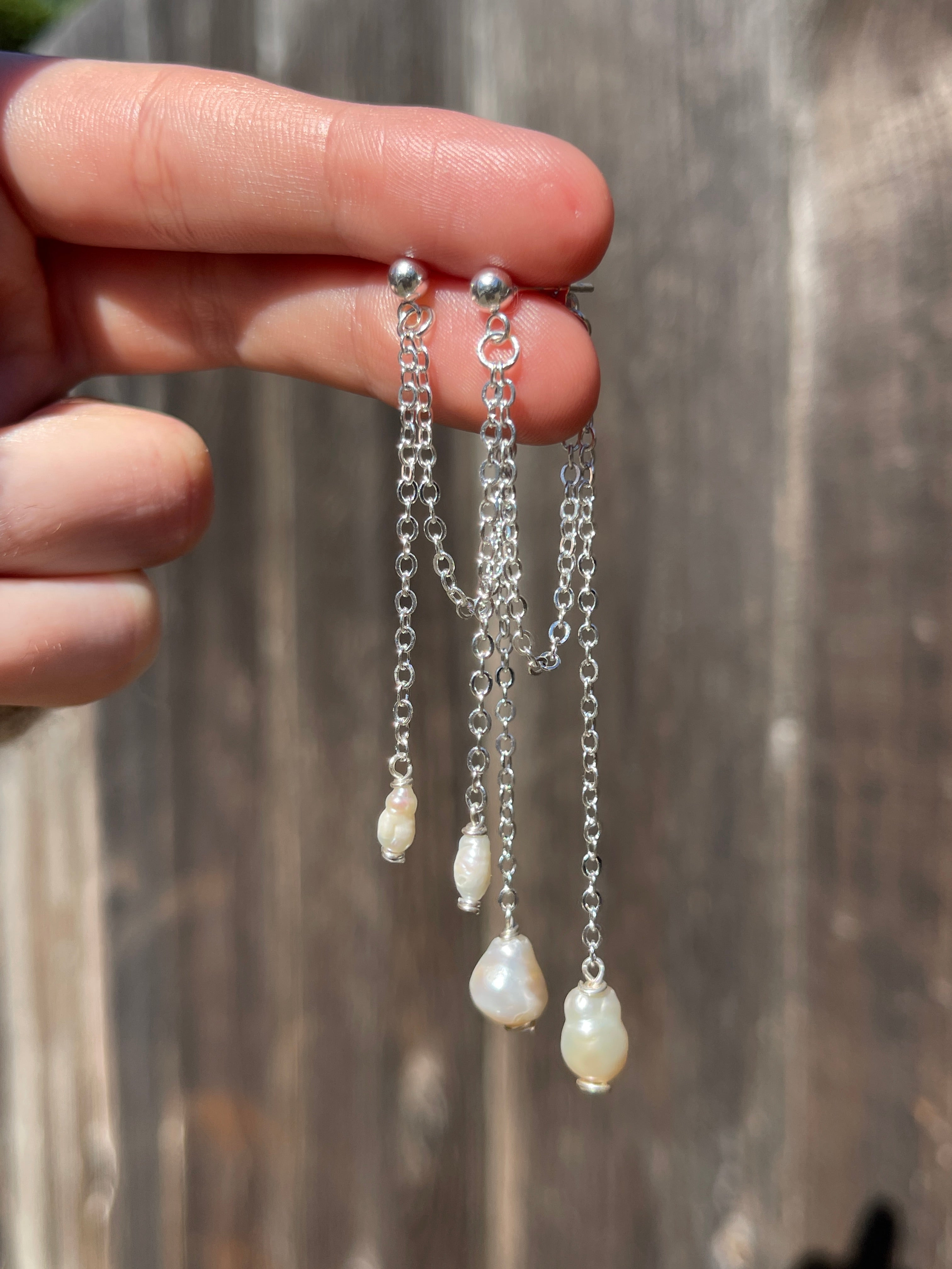 Pearl Drape Earrings