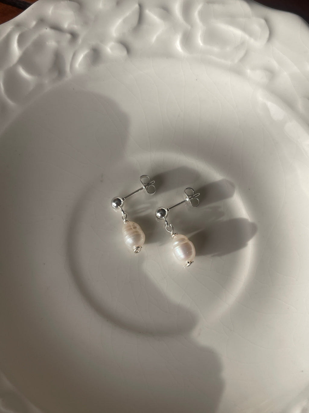 Pearl Drop Studs