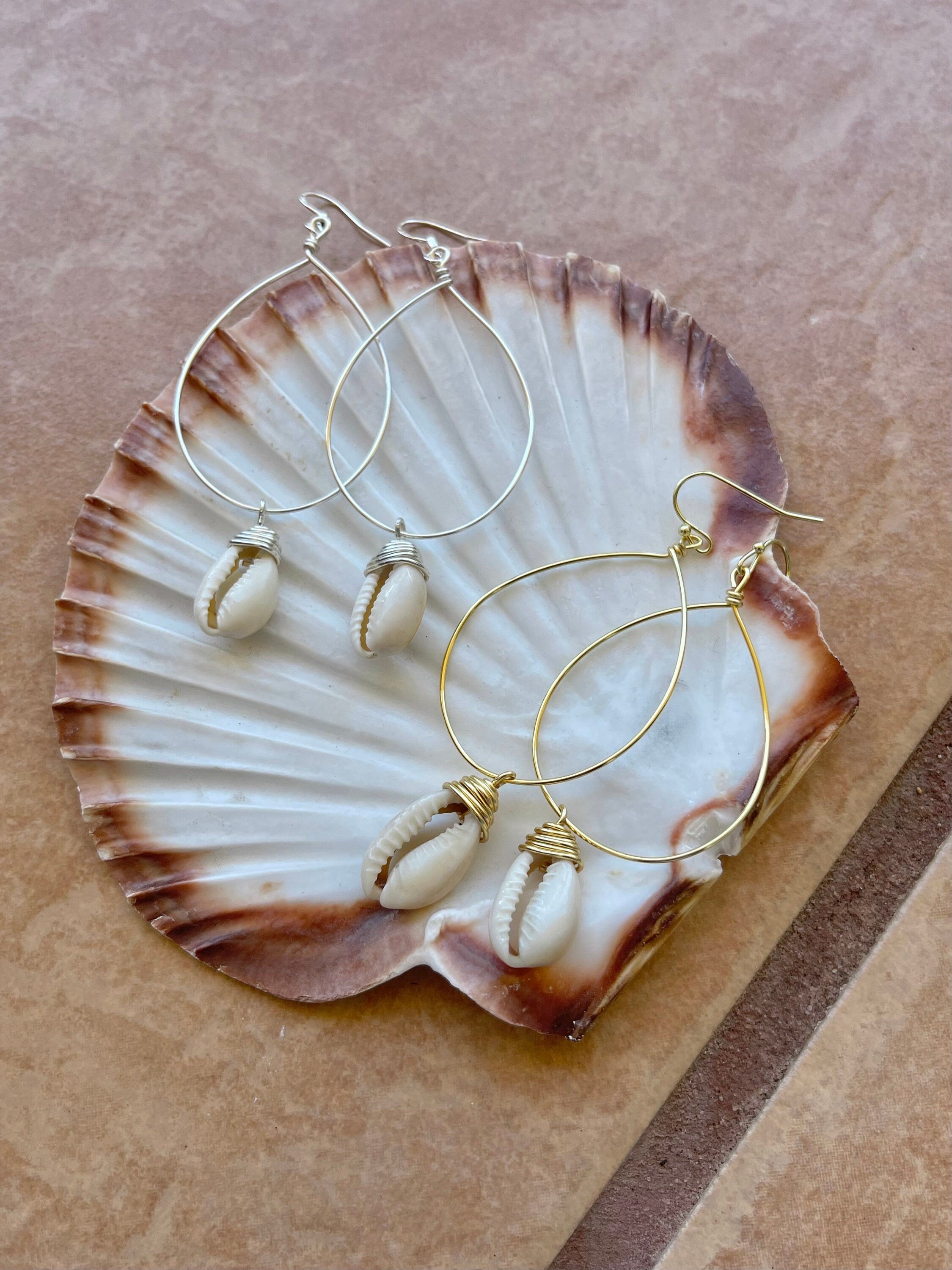 Shell Drop Hoops