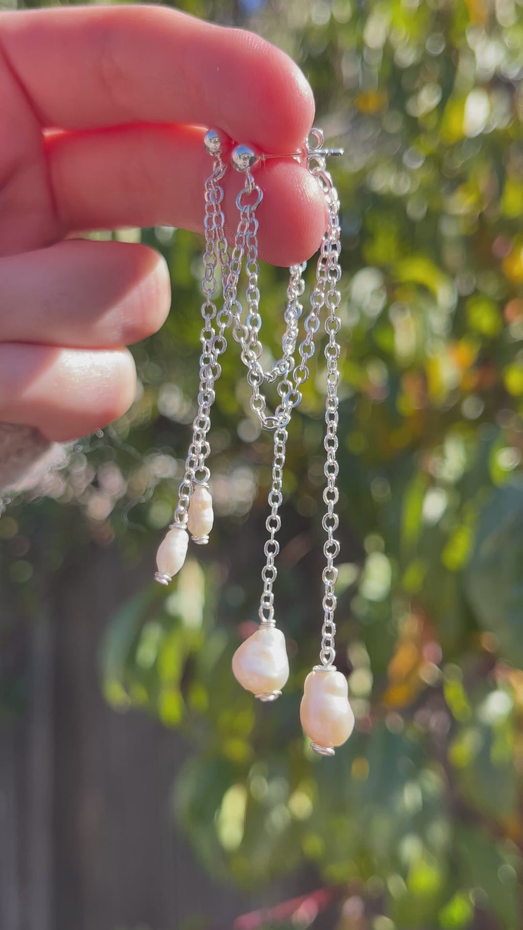 Pearl Drape Earrings