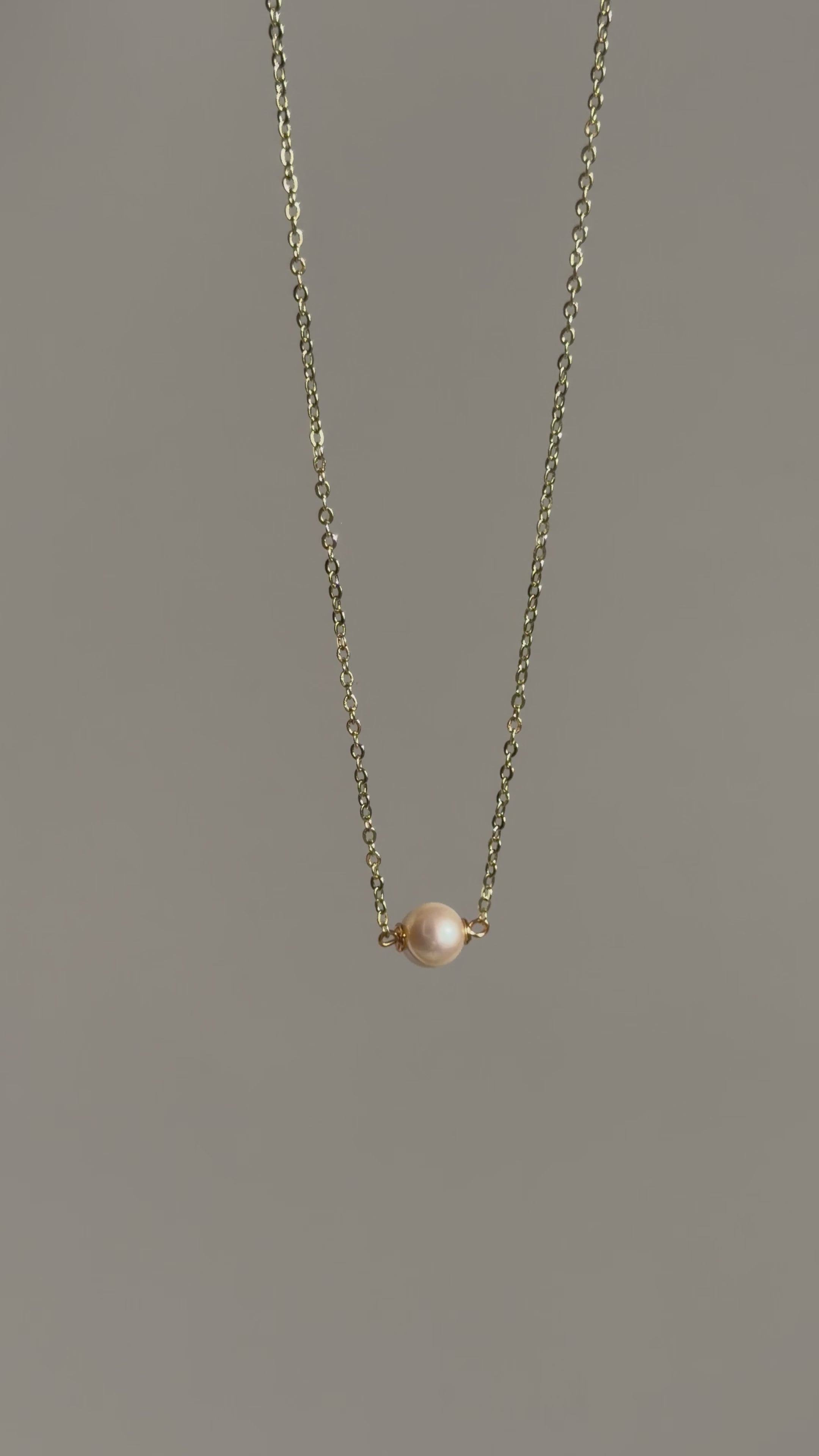 Single Pearl Necklace
