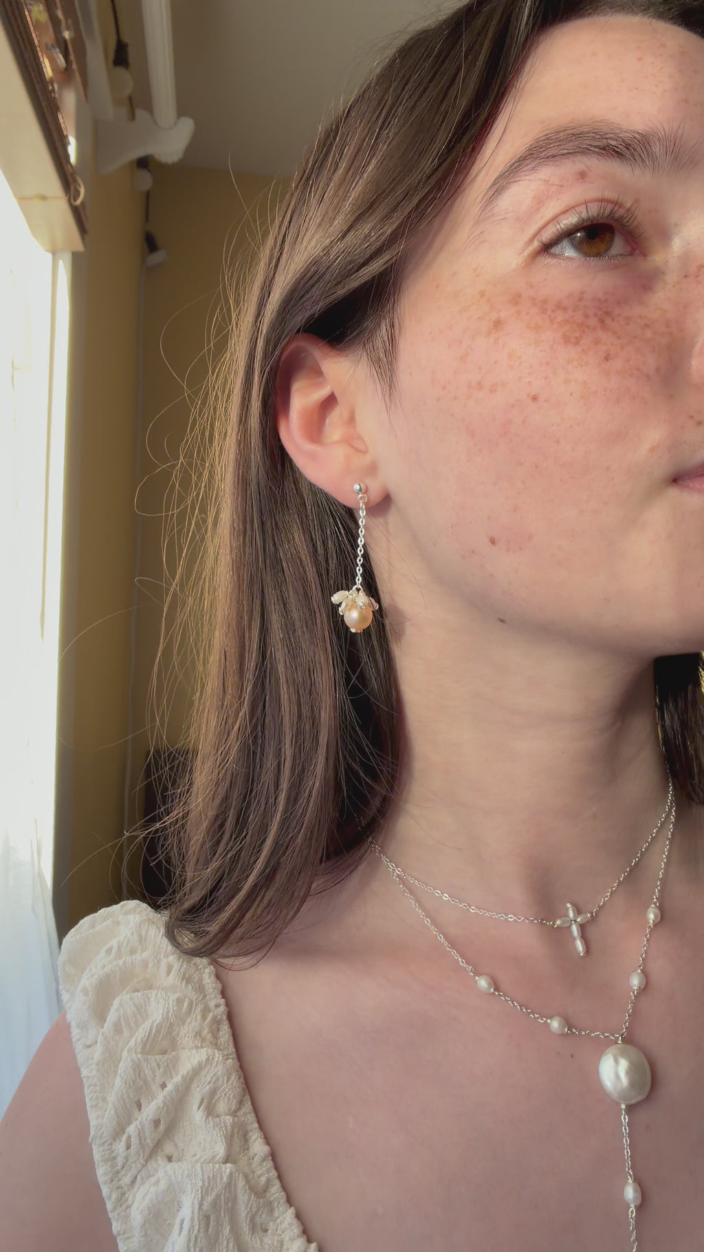 Pink Blush Studs