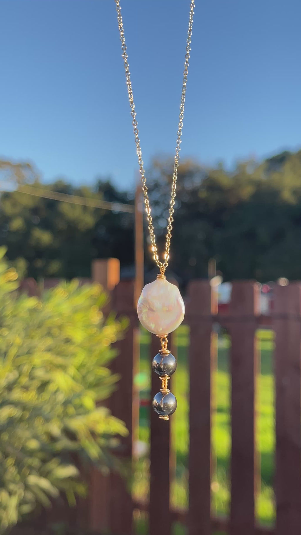 Pearl Eclipse Necklace
